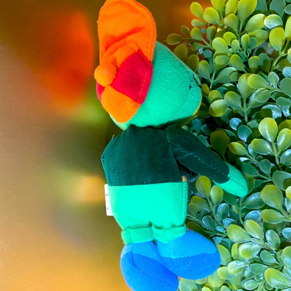 KELLOGGS DIG EM FROG VINTAGE 1998 HONEY SMACKS CEREAL PLUSH 6” - Picture 8 of 10